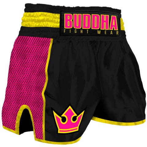 Pantalón Buddha Retro Premium Negro-Rosa