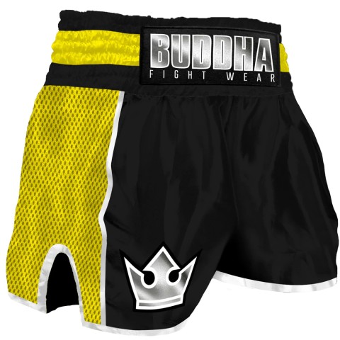 Pantalón Buddha Retro Premium Negro-Amarillo